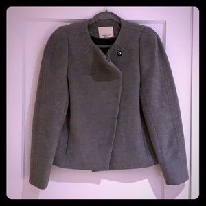 Rebecca Minkoff Grey Crop Coat